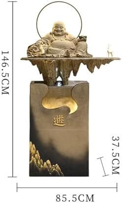 Yellow Resin Indoor Garden Water Fountain