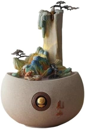 GRFIT Indoor Fountain Sandstone Desktop Decor