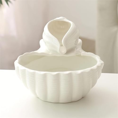 Pink Indoor Ceramic Tabletop Fountain