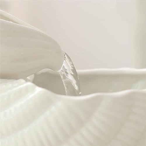 Pink Indoor Ceramic Tabletop Fountain
