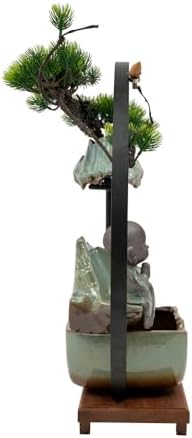Banborba Tabletop Fountain with LED Light and Mist