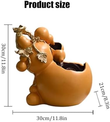 Indoor Gourd Water Fountain Decor With Circulating Flow