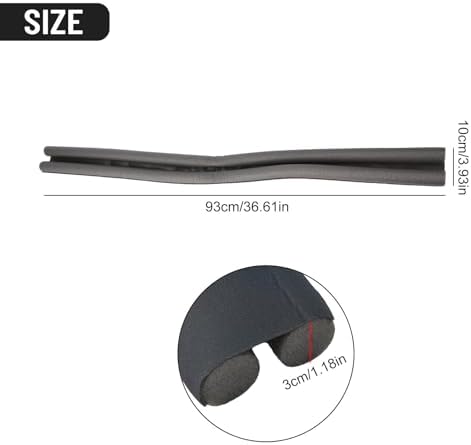 93x10cm Under Door Draft Stopper Gray
