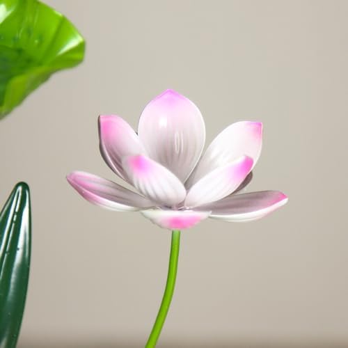 YOQUATE 3-Tier Tabletop Water Fountain with Lotus Design
