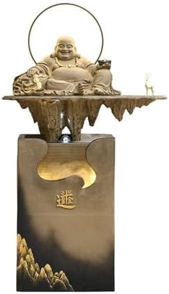 Yellow Resin Indoor Garden Water Fountain