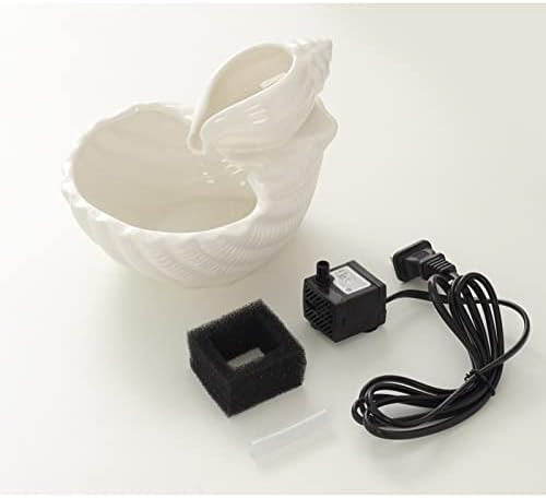 CLoxks Tabletop Fountain with Shell Design