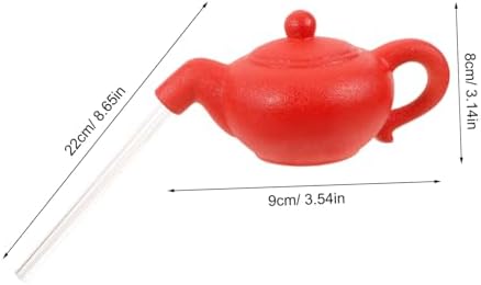 TOGEVAL Floating Teapot Fountain Decor for Tabletop Home Water Feature