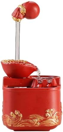 Tabletop Fountain with Water Flowing Decor