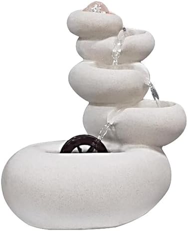 Waterfall Fountain Indoor Ceramic Ornament for Home Office