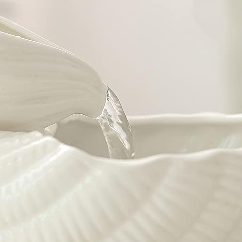 CLoxks Tabletop Fountain with Shell Design
