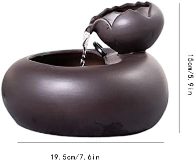Ceramic Tabletop Fountain for Office and Living Room