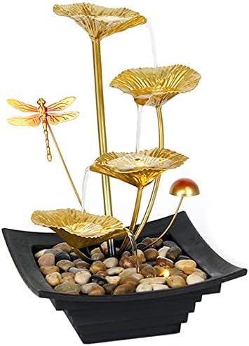 Modern Minimalist Circular Running Water Office Desktop Decor Ornament