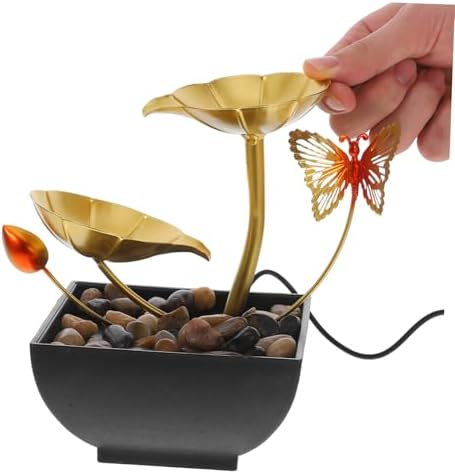 Garneck USB Powered Indoor Waterfall Leaf Fountain