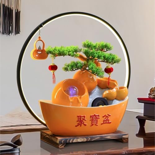 YOUQUEEN Tabletop Fountain with 3 Tiers