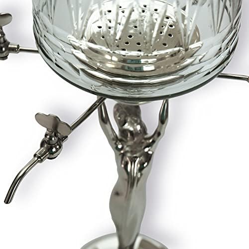 Absinthe Original Metal Fountain Lady Style with Four Taps