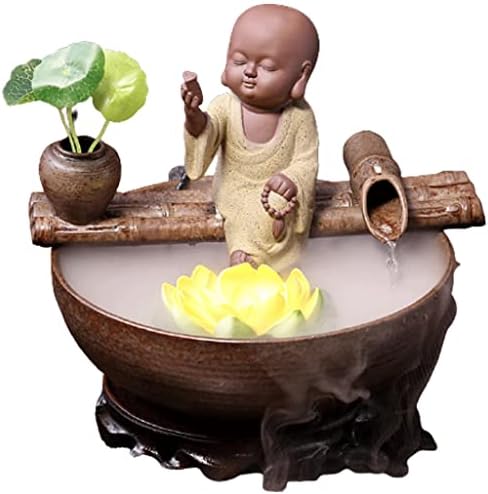 Lucky Creative Buddha Statue Waterfall Fountain for Home or Office