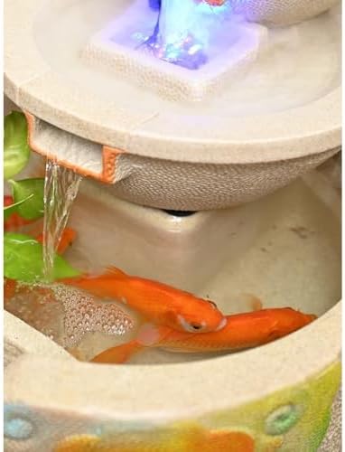 Modern Industrial Style Water Fountain for Home and Garden