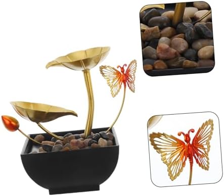 Garneck USB Powered Indoor Waterfall Leaf Fountain