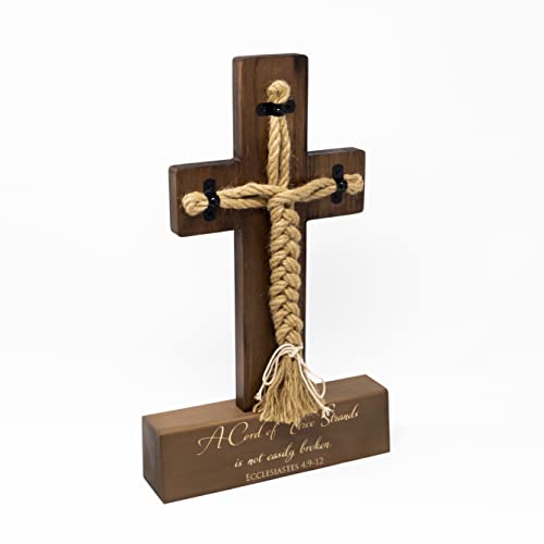 Wedding Unity Cross with Three Strands