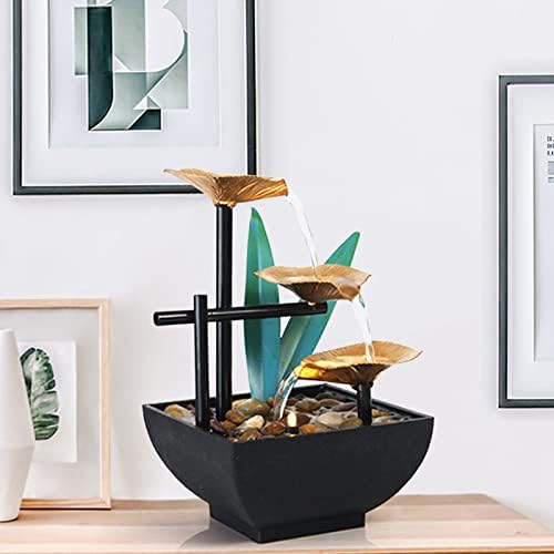 Modern Minimalist Circular Running Water Office Desktop Decor Ornament