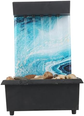 Hintyne Desk Water Fountain with Pebble Decor