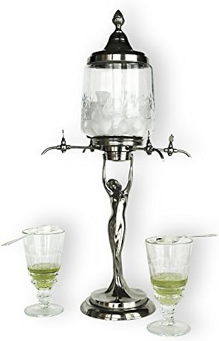 Absinthe Original Metal Fountain Lady Style with Four Taps