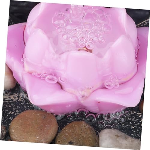 EXQUIMEUBLE Tabletop Fountain Waterfall Indoor Decor Battery-Powered Realistic Design Home Office Accessory