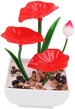 Desktop Fountain Ornament with LED Lights and 3 Speed Pump
