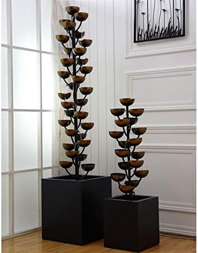 HDXWIFD Tabletop Fountain Luxury Retro Wrought Iron Indoor Fountain 374 H Desktop Fountain