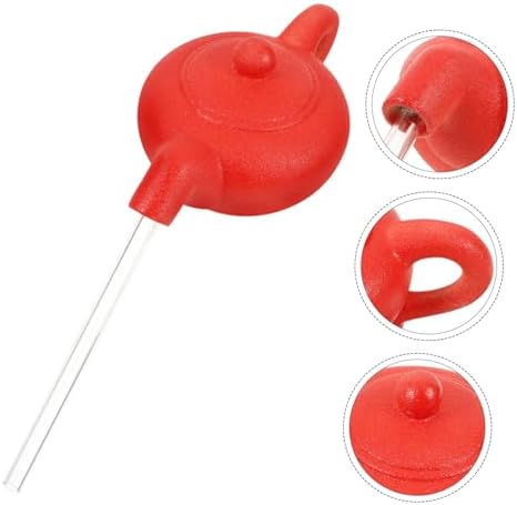 Floating Teapot Fountain Decor for Tabletop with LED Light