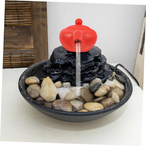 Toyvian Floating Teapot Fountain for Home and Office Desk Decoration