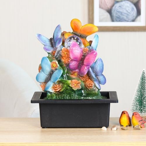 TiCin USB Tabletop Fountain with Butterfly Design