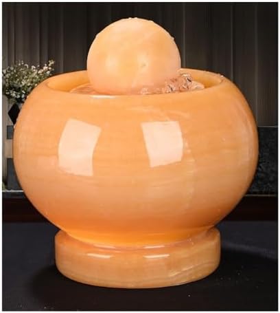 Jade Feng Shui Tabletop Water Fountain for Home and Office