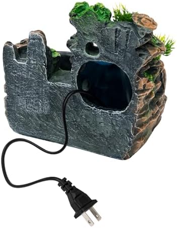 Bokknppo Indoor Water Fountain with LED Light and Humidifier