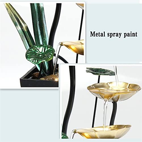 MWNAGO Tabletop Fountain with LED Light