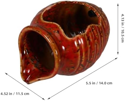 MAGICLULU Ceramic Jar Water Fountain Indoor Outdoor Tabletop Decor