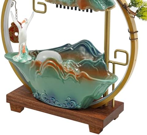 Tabletop Water Fountain with 7 Color LED and Mist 1