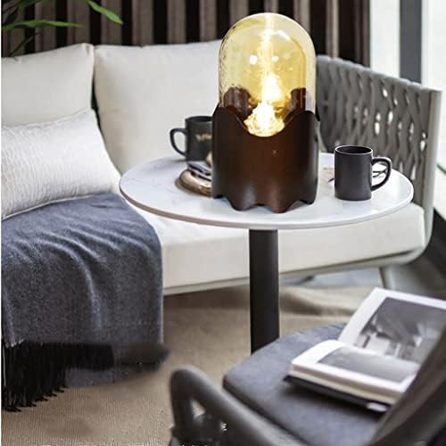 Modern Night Light Tabletop Fountain with Flowing Water Design