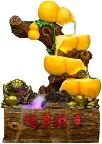 FMURY Calabash Water Fountain Decor for Home Office