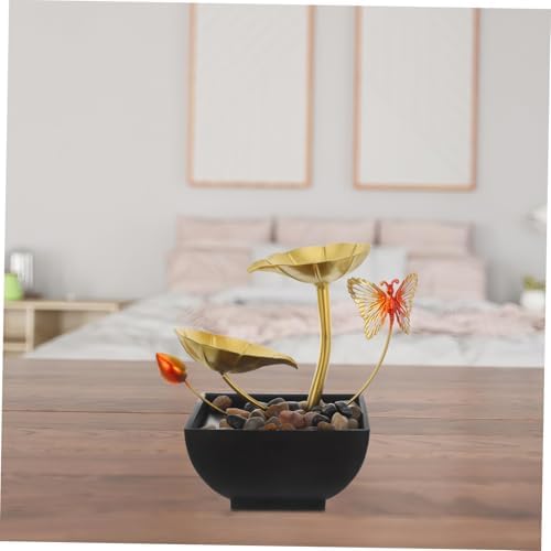Garneck USB Powered Indoor Waterfall Leaf Fountain