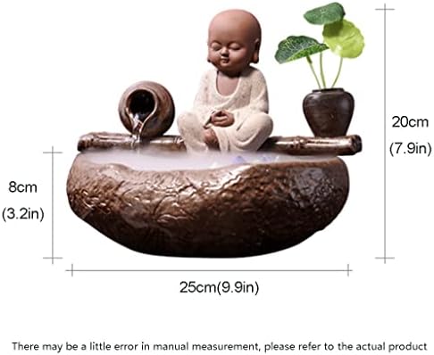 Lucky Creative Buddha Statue Waterfall Fountain for Home or Office