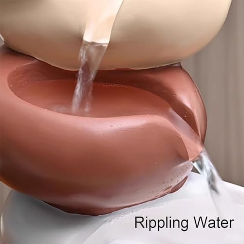 Waterfall Fountain Indoor Ceramic Ornament for Home Office