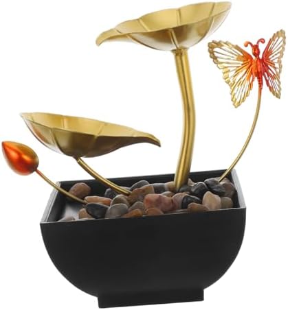 Indoor Waterfall Fountain with Leaf Design for Air Humidification