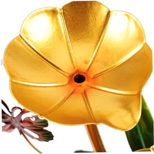 Tabletop Fountain with Lotus Flower Design Solar-Powered Water Feature