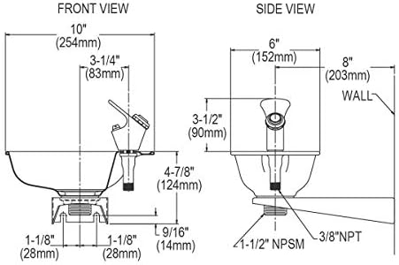 Halsey Taylor Bracket Drinking Fountain 1