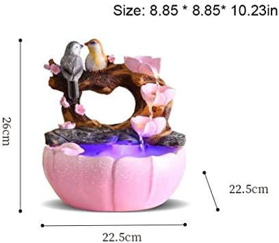 UYVI Tabletop Fountain with Plum Blossom Design