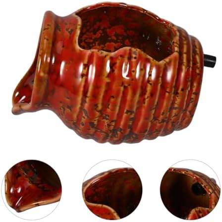 MAGICLULU Ceramic Jar Water Fountain Indoor Outdoor Tabletop Decor
