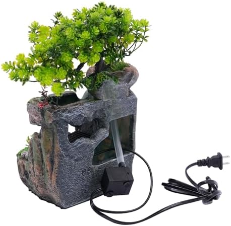 Gdrasuya10 Indoor LED Fountain with Waterfall and Rockery