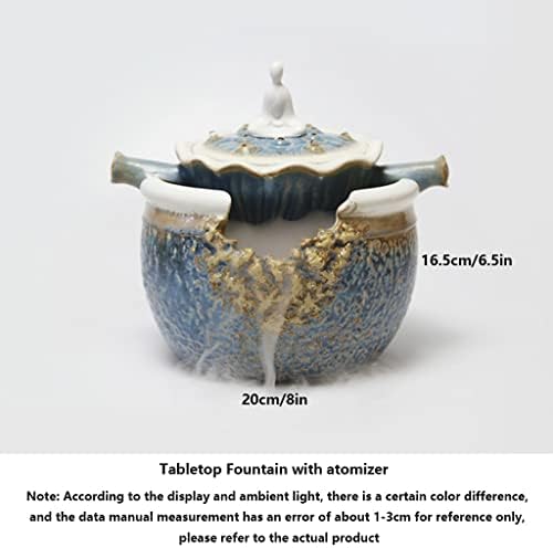 TENGJU Tabletop Fountain with Ceramic Design 1