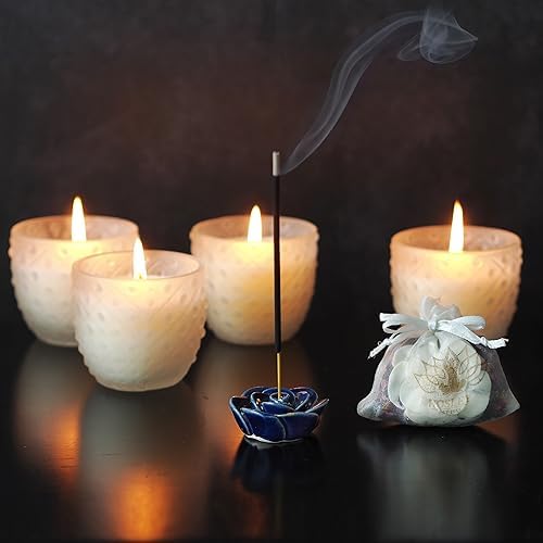 Hosley Wedding Unity Candles Set with 1 Pillar 2 Taper Candles Bundle